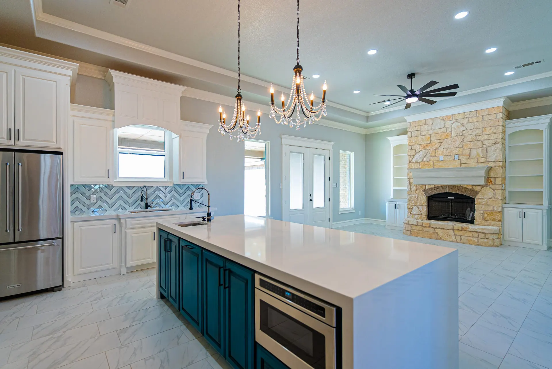Backsplash in a real C&S home